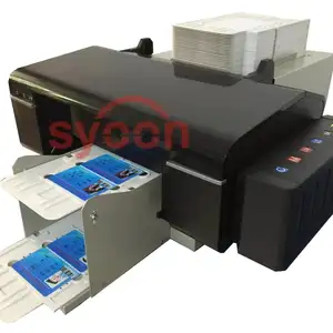 Máquina automática de impresión de tarjetas de visita de plástico Industrial