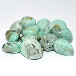 Wholesale Gemstone 20-30mm Azurite Tumbled Stones For Decoration