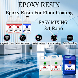 2:1 <strong>Epoxy</strong> Resin 3 Gallon Kit AB Glue for <strong>Epoxy</strong> Garage <strong>Floor</strong> <strong>Coating</strong> High Gloss Self-Leveling <strong>Epoxy</strong> Resin - Product Image 4