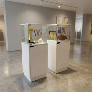 Vitrine moderne en verre avec rangement pour trophées et objets commémoratifs, usage domestique, design contemporain - Product Image 2