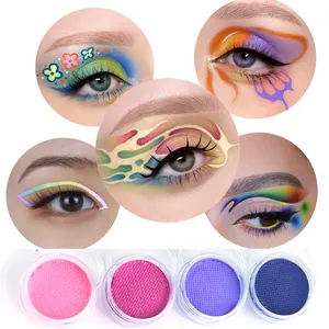 Ungiftige langlebige schwarze Farbe Kosmetische Grafik Wet Neon Coloured Eyeliner UV Wasser aktivierter Liner für Make-up