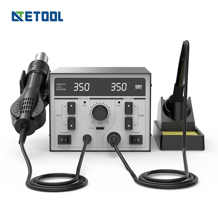 Atetool AM877D + 820 Вт, с цифровым дисплеем