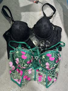 Giá Thấp Cổ Phiếu Hỗn Hợp Châu Âu Phụ Nữ Mỹ Kích Thước Lớn Phụ Nữ Có Dây Rộng Side Mở Rộng Ren Áo Ngực Sexy - Product Image 5