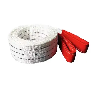 High quality of 2 Ton 7:1 100% Polyester Round Sling polyester soft round 5 ton webbing sling