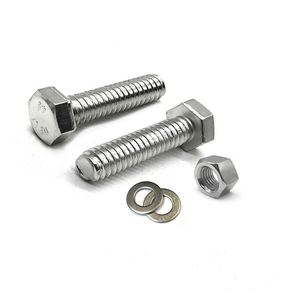 Vis à double extrémité en aluminium personnalisées M8 M10, crochets de suspension pour meubles, goujons de machine zingués - Product Image 1