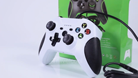 Mando con cable de alta calidad para Xbox One, mando con vibración Dual para PC, Xbox One