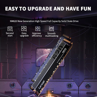 SSD Interne Lexar NM620 M.2 2280 PCIe3.0 NVMe1.4 Disque Dur État Solide 256 Go 512 Go 1 To 2 To pour PC Portable