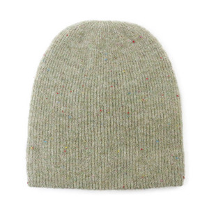 Bonnet ample sans revers en fil chiné Heather, coupe décontractée, mélange de couleurs douces, laine douce, sensation nuageuse, artistique et urbain - Product Image 5