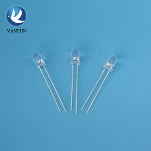 Vanfun Hoge Helderheid 5Mm Transparante Led Lamp Korte Poot 590nm 6500K Koele Witte Diode Chip Ra80 1 Jaar 6-8lm 20000H 1.8-3.4V - Product Image 4