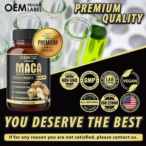 Viên nang bổ sung Maca tự nhiên cho nam giới OEM, viên tăng cường năng lượng mạnh mẽ, viên nang đa vitamin Maca - Product Image 2