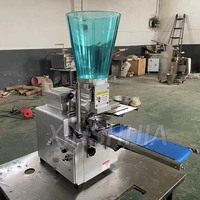 Petite table automatique semi japon jiaozi empanada potsticker gyoza cuit à la vapeur boulette frite faisant la machine