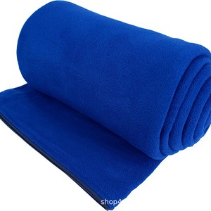 Doublure de sac de couchage Woqi, type enveloppe, 520g, polyester respirant, pour le camping, les voyages, adultes, bleu - Product Image 4