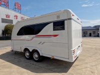 Caravanes légères au design moderne et épuré, toutes saisons, pour voyages tout-terrain, camping-cars, remorques de camping, maisons mobiles