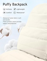 Mochila de Viaje Uselike para Mujer, Capacidad para Laptop de 15.6 Pulgadas, Diseño Acolchado y Bonito, Resistente al Agua
