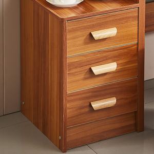 Meuble de maison nordique pour femmes, <span class=keywords><strong>coiffeuse</strong></span> de maquillage en MDF blanc avec miroir, table de chambre à coucher, vente en gros à prix abordable - Product Image 4