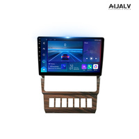 Marco de Monitor DE REPRODUCTOR DE DVD para coche Android de diseño antiguo de madera de 9 pulgadas para BENZ 1988 E220 W124 1992-GPS RGB Cable Canbus portátil