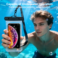 Vente en gros de sac de téléphone de sécurité sec TPU universel pochette étanche pour téléphone portable