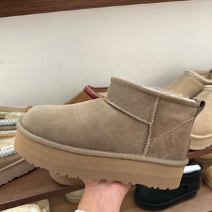 <span class=keywords><strong>Botas</strong></span> <span class=keywords><strong>de</strong></span> Invierno Personalizadas para Mujer, Botines <span class=keywords><strong>de</strong></span> Piel <span class=keywords><strong>de</strong></span> Oveja <span class=keywords><strong>con</strong></span> Forro <span class=keywords><strong>de</strong></span> Lana Cálida y <span class=keywords><strong>Plataforma</strong></span> para Clima Invernal - Product Image 3