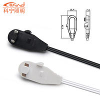 Boîtier de distribution pour système de rail d'alimentation LED, connecteur LED 2 broches, multiprise électrique, éclairage rigide pour étagère, rangement