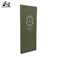 Porte-menu et porte-comptes en cuir personnalisés en gros, porte-menu haut de gamme pour café, hôtel, pub