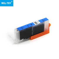 WEL-TRY PGI550XL & CLI551 cartouche d'encre couleur Compatible pour Canon PIXMA IX6850 MG5600 imprimante à jet d'encre BK couleur