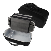 Boîte de rangement portable pour jeux vidéo en EVA noir imperméable 25,5x12,5x4,5cm, étui de protection pour console de jeu, Ps6, taille personnalisée