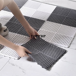 Tapis de sol en PVC antidérapant pour piscine, salle de bain, étanche, à assembler - Product Image 6