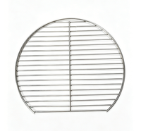 Grille de barbecue ronde en acier inoxydable 304, grille de cuisson au charbon de bois à fils croisés, pour cuisson vapeur et refroidissement, filet de cuisson au charbon, maille pour grils BBQ