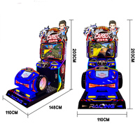 Machine de divertissement Machine de jeu à pièces Arcade Super Speed Racing Machine 42 Inch Hd Display Driving Simulator for Kids