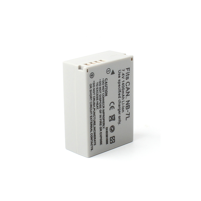 1400mAh NB-7L Digital Camera Battery for Canon PowerShot G10 G11 G12 SX30 IS Lithium Battery