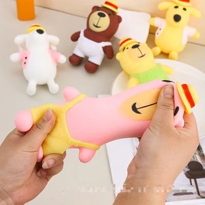 Jouet anti-stress mignon en forme d'ours ou de chien, super doux, artefact de décompression à rebond lent, pour se prélasser en toute sécurité, amusant pour tous les âges - Product Image 5