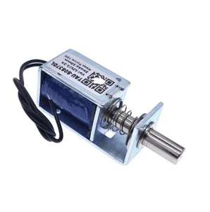 डीसी 12V 24V 10mm बिजली ताले विद्युत TAU-S0837DL-D स्ट्रोक चुंबकीय ताला के लिए कैबिनेट दरवाजा लॉक - Product Image 1