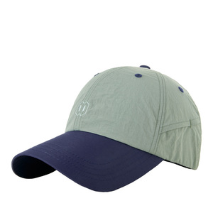 Baseball Cap <b>Light</b> Green Dark Blue Mesh Quick Drying Breathable Sun Protection Unisex Outdoor Hat - Product Image 1