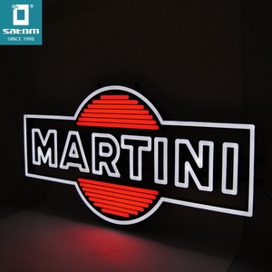 Letrero de Neón Personalizado con Diseño Gratuito de Satom, Letrero Luminoso LED Martini para <span class=keywords><strong>Bar</strong></span> o Sala de Juegos - Product Image 1