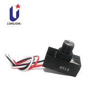 Sensor Foto Mini Tipe Tombol Longjoin CE RoHS Bersertifikat JL103A dengan Rating IP54 120VAC untuk Kontrol Pencahayaan Luar Ruangan