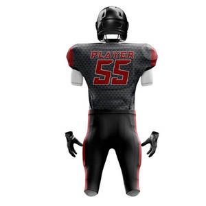 Mejor Precio de Fábrica, Jersey de Fútbol Americano Corto para Hombre, Juvenil, de Poliéster, con Logotipo Personalizado, Impresión por Sublimación, Nuevo Conjunto Deportivo Transpirable - Product Image 3