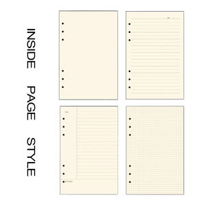 Oem Leather Hardcover <b>A5</b> A6 Journal <b>Notebook</b> 80 Sheets Digital Printing Gift Customizable With Box - Product Image 5