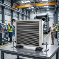 Intercooler de camion de haute qualité OEM WG9112530269 pour SINO TRUCK HOWO, camion de transport, taille du cœur 720*618, réservoir en aluminium