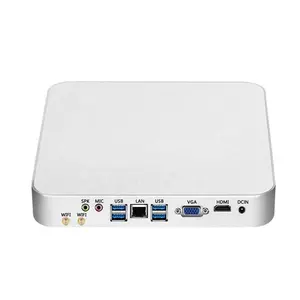 XCY小型外形PC核心i5 4200U 4K HTPC VGA USB WiFi千兆以太网Linux Win10办公室迷你电脑