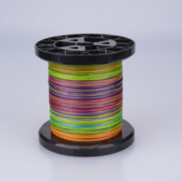 Ligne tressée flottante professionnelle Muyuda X8 PE, résistante à l'abrasion, zéro étirement, fidèle au diamètre, longue portée, pour la pêche en mer