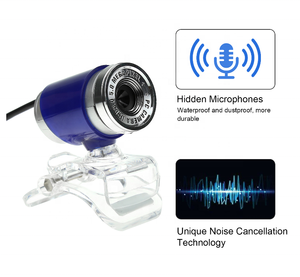 Cámara Web HD con micrófono, 720P, USB, para ordenador, videollamadas, grabación, Conferencia con micrófono - Product Image 3