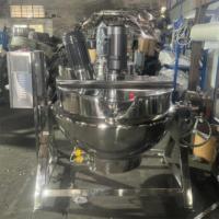 Marmite de cuisson à agitation verticale à deux sens, chauffage à vapeur, gaz ou électrique, 500 L, avec enveloppe chauffante