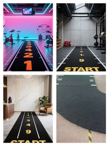 Mật độ cao tùy chỉnh phòng tập thể dục nhân tạo thảm sàn Mat chạy mềm chống cháy PE nhựa 25mm mật độ cao không thấm nước 15mm - Product Image 6