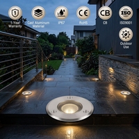 Projecteurs LED d'extérieur encastrés au sol en aluminium, étanches IP67, résistants aux charges, avec un angle de faisceau de 10 à 120 degrés