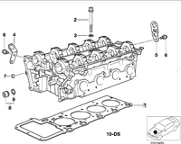 Nouvelle jointure de culasse moteur multicouche en acier de haute qualité pour M62 E38 E39 E53 OE 11121433473 12