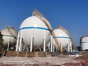도뉴 ASME/CE PED/ISO 9001 인증 전문 구형 LPG 탱크 현장 설치 판매 - Product Image 6