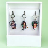 Nouveautés promotionnelles, porte-clés souvenir d'Australie, porte-clés en PVC aborigène, logo personnalisé, cadeau promotionnel pour les touristes, vente en gros