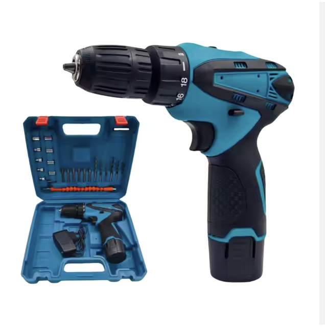 OEM Supported 12V Cordless Electric Drill Variable Speed Impact Brush Motor Bare Tool for Wood Industrial DIY Lithium