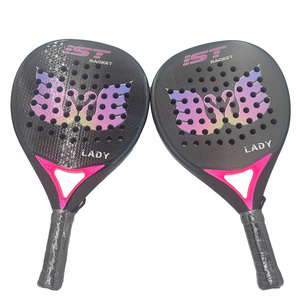 Raqueta de pádel de fibra de carbono con logotipo personalizado en forma de diamante Redes De <span class=keywords><strong>Tenis</strong></span> Padel Tennis 3K 12K 18K - Product Image 1