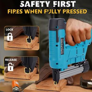 Pistola <span class=keywords><strong>de</strong></span> Clavos Eléctrica WODHMIEY, 2 Modos, a Batería, Clavadora <span class=keywords><strong>de</strong></span> Clavos <span class=keywords><strong>de</strong></span> Calibre 18, 20V, Inalámbrica, Motor <span class=keywords><strong>de</strong></span> Cobre, <span class=keywords><strong>Grapadora</strong></span> <span class=keywords><strong>de</strong></span> Alta Resistencia para Trabajos en Madera - Product Image 4